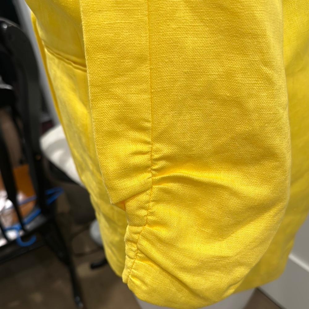 MICHAEL Michael Kors Yellow Linen Blazer - Picture 7 of 16